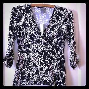 Ann Taylor faux wrap top